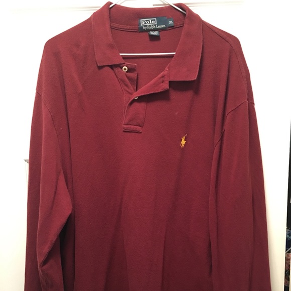 Polo Ralph Lauren Other - Men’s Polo Ralph Lauren long sleeve polo maroon